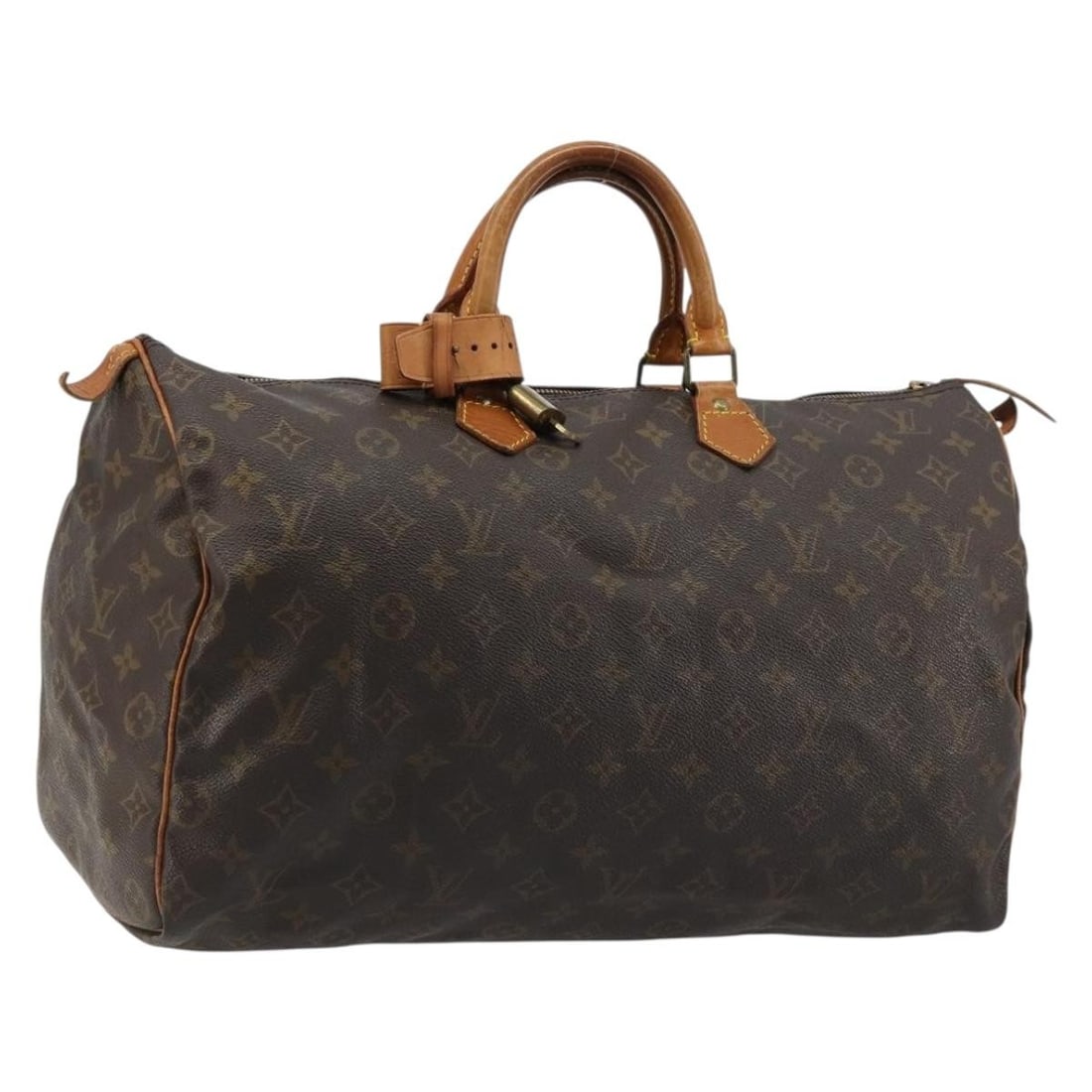 Louis Vuitton M41522 Speedy 40 Monogram Canvas Handbag: Louis Vuitton M41522 Speedy 40 Monogram Canvas Handbag Louis Vuitton Speedy 40 hand bag in Monogram Canvas, made in France. This women's bag is identified by product line M41522 and comes with a padlo