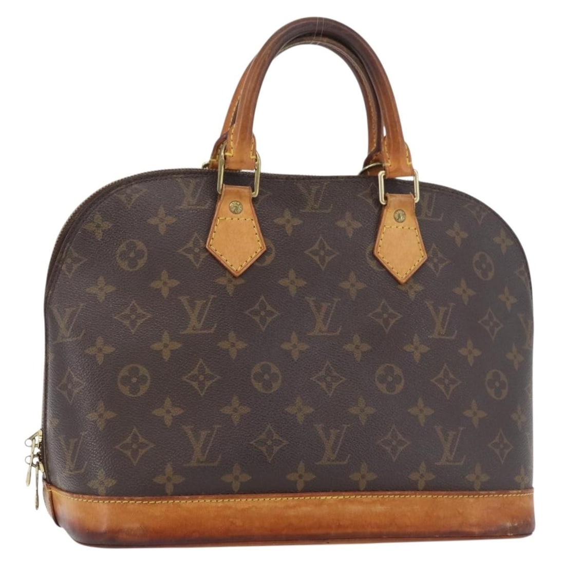 Louis Vuitton Alma M51130 Monogram Canvas Handbag with Dust Bag: Louis Vuitton Alma M51130 Monogram Canvas Handbag with Dust Bag Louis Vuitton Alma handbag in Monogram Canvas with a Monogram color pattern. Made in France, this bag is identified by product number M5