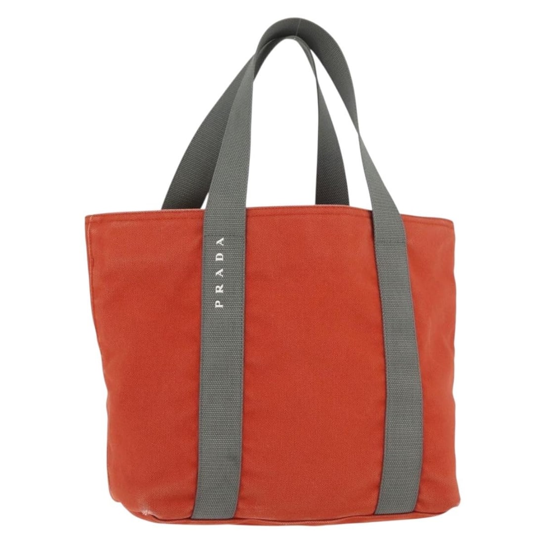 Prada Orange Canvas Sports Collection Women's Handbag Made in Italy: Prada Orange Canvas Sports Collection Women's Handbag Made in Italy This PRADA Sports hand bag features a vibrant orange canvas exterior and is designed for women. The bag is crafted in Italy and incl