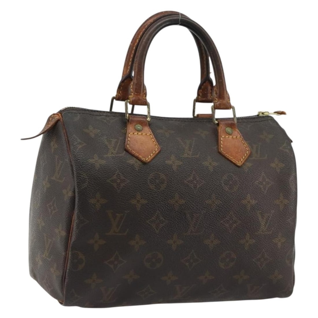 Louis Vuitton M41528 Speedy 25 Monogram Canvas Handbag: Louis Vuitton M41528 Speedy 25 Monogram Canvas Handbag Louis Vuitton Speedy 25 handbag in Monogram canvas, made in France. This women's handbag is offered without the original box or dust bag; only th