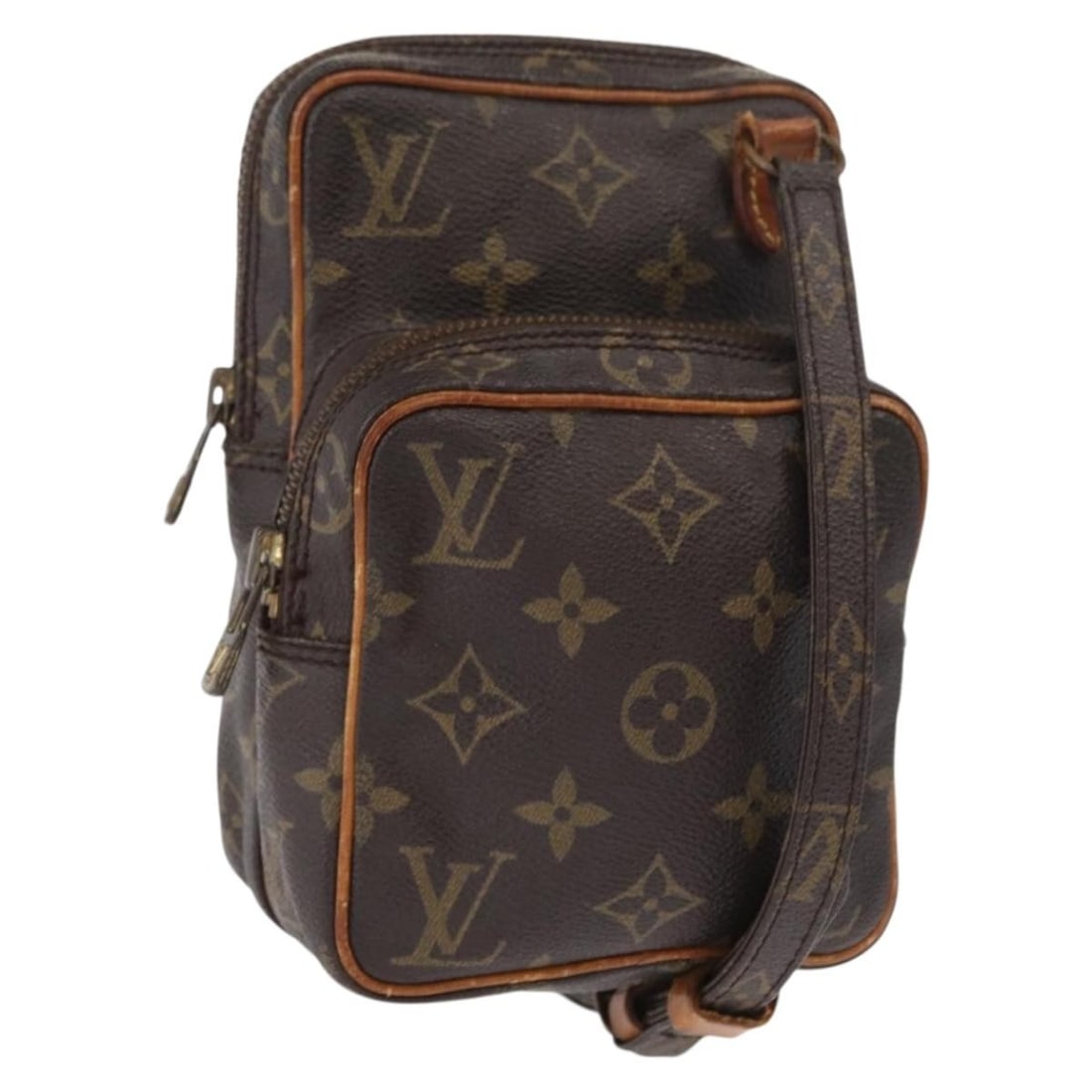 Louis Vuitton M45238 Monogram Canvas Mini Amazon Shoulder Bag: Louis Vuitton M45238 Monogram Canvas Mini Amazon Shoulder Bag This is a Louis Vuitton Monogram Mini Amazon Shoulder Bag, model M45238. Crafted from the iconic monogram canvas, the bag features a compa