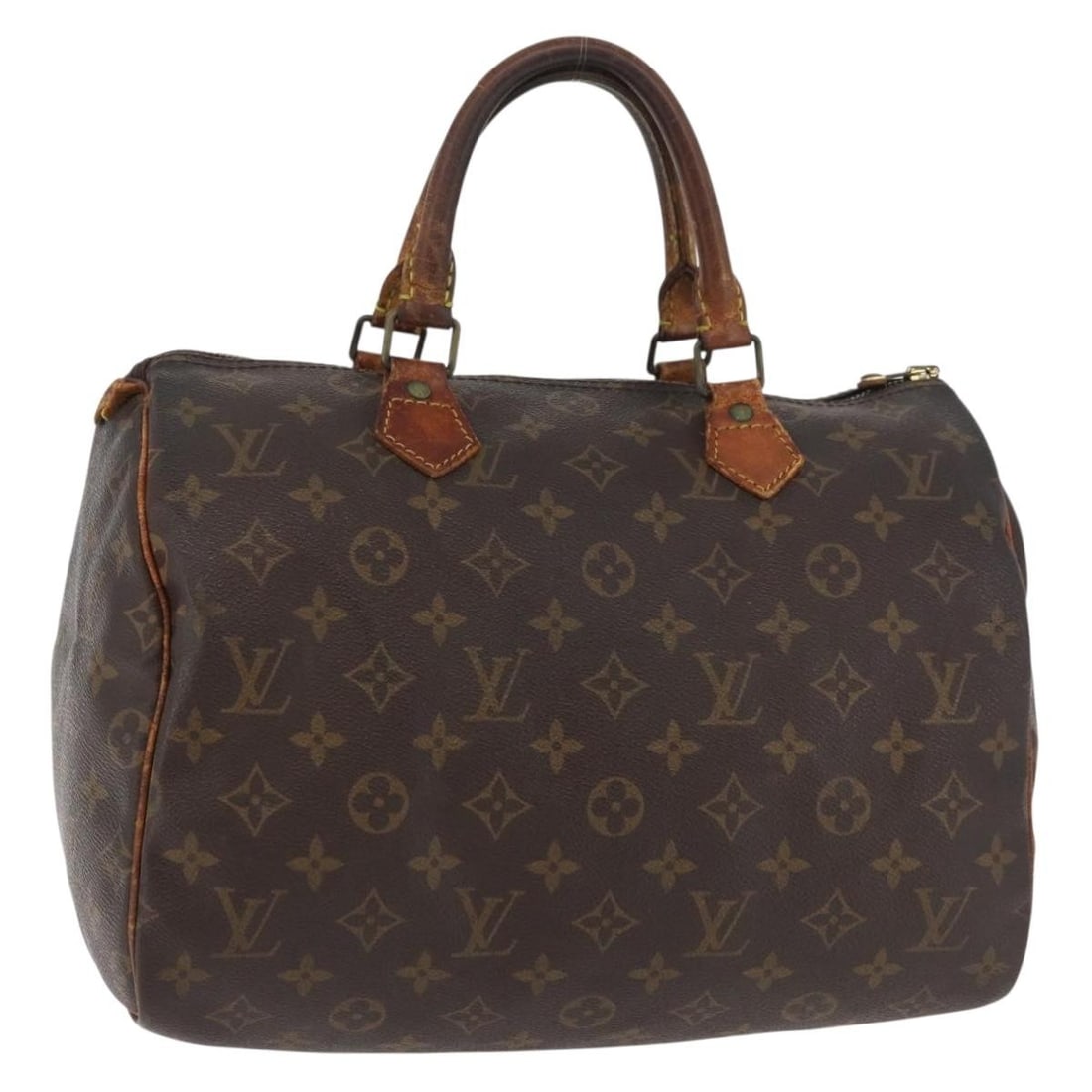 Louis Vuitton Speedy 30 Monogram Canvas Handbag M41526 France: Louis Vuitton Speedy 30 Monogram Canvas Handbag M41526 France This Louis Vuitton Monogram Speedy 30 Hand Bag, model M41526, is crafted from the brand's signature monogram canvas. It features a classic