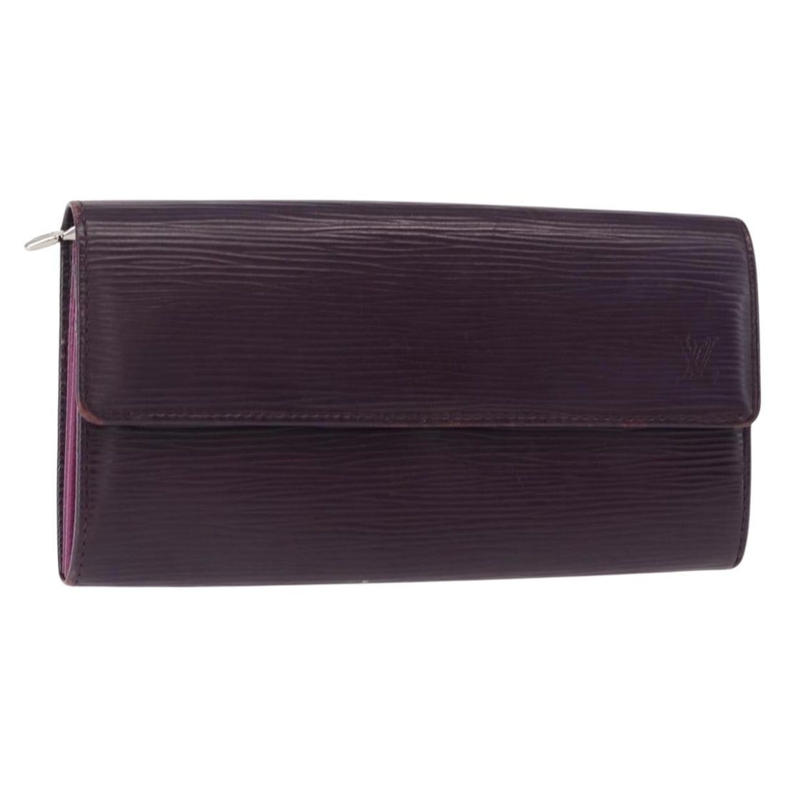 LOUIS VUITTON Epi Leather Portefeuille Sarah Wallet Purple Cassis M6374K: LOUIS VUITTON Epi Leather Portefeuille Sarah Wallet Purple Cassis M6374K This elegant Louis Vuitton Epi Portefeuille Sarah Wallet in Purple Cassis is a stylish accessory crafted from durable Epi leath
