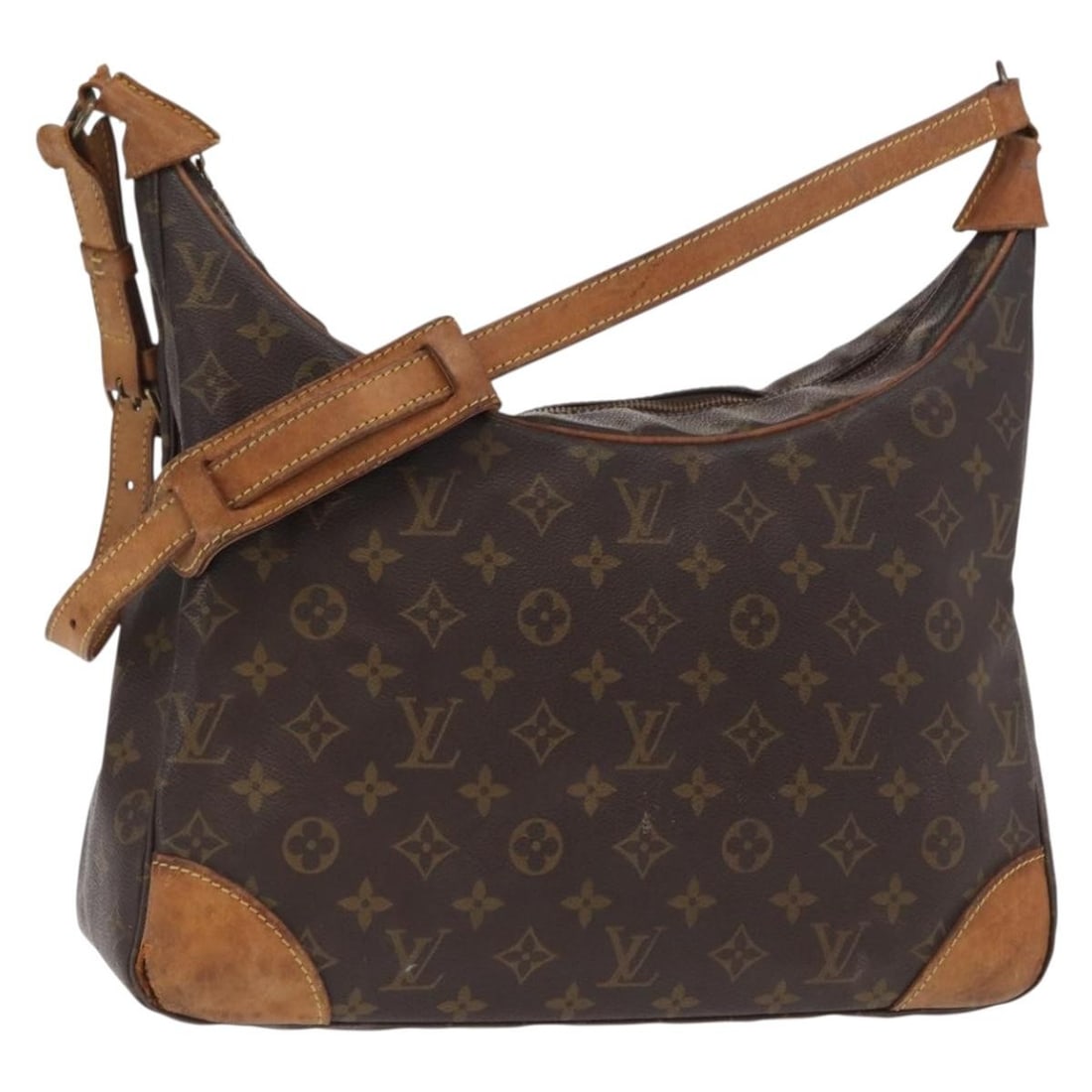 Monogram Canvas Boulogne 35 Shoulder Bag by Louis Vuitton M51260: Monogram Canvas Boulogne 35 Shoulder Bag by Louis Vuitton M51260 This Louis Vuitton Monogram Boulogne 35 Shoulder Bag in the M51260 style is crafted from the brand's signature monogram canvas and was 