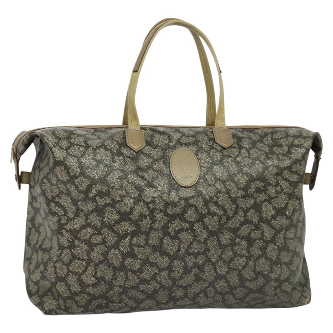 SAINT LAURENT Gray Leather Tote Bag 135196 Vintage Charm: SAINT LAURENT Gray Leather Tote Bag 135196 Vintage Charm This stylish SAINT LAURENT tote bag combines luxury and practicality, crafted from high-quality leather in a sophisticated gray color. Designed