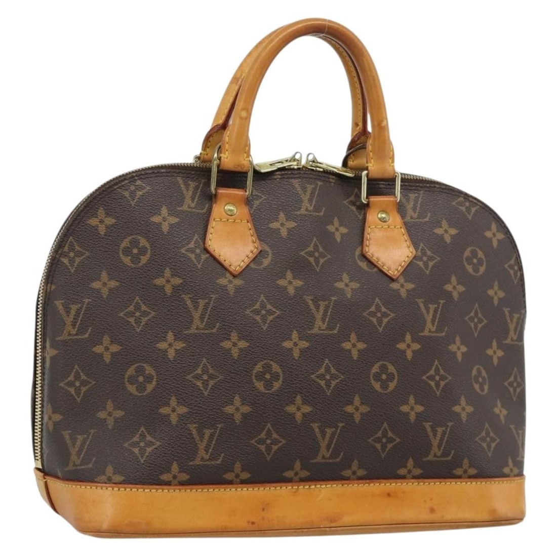 Louis Vuitton M51130 Alma Monogram Canvas Womens Handbag: Louis Vuitton M51130 Alma Monogram Canvas Womens Handbag Louis Vuitton Alma handbag in Monogram canvas, made in France. This women's handbag is offered without the original box or dust bag; only the i