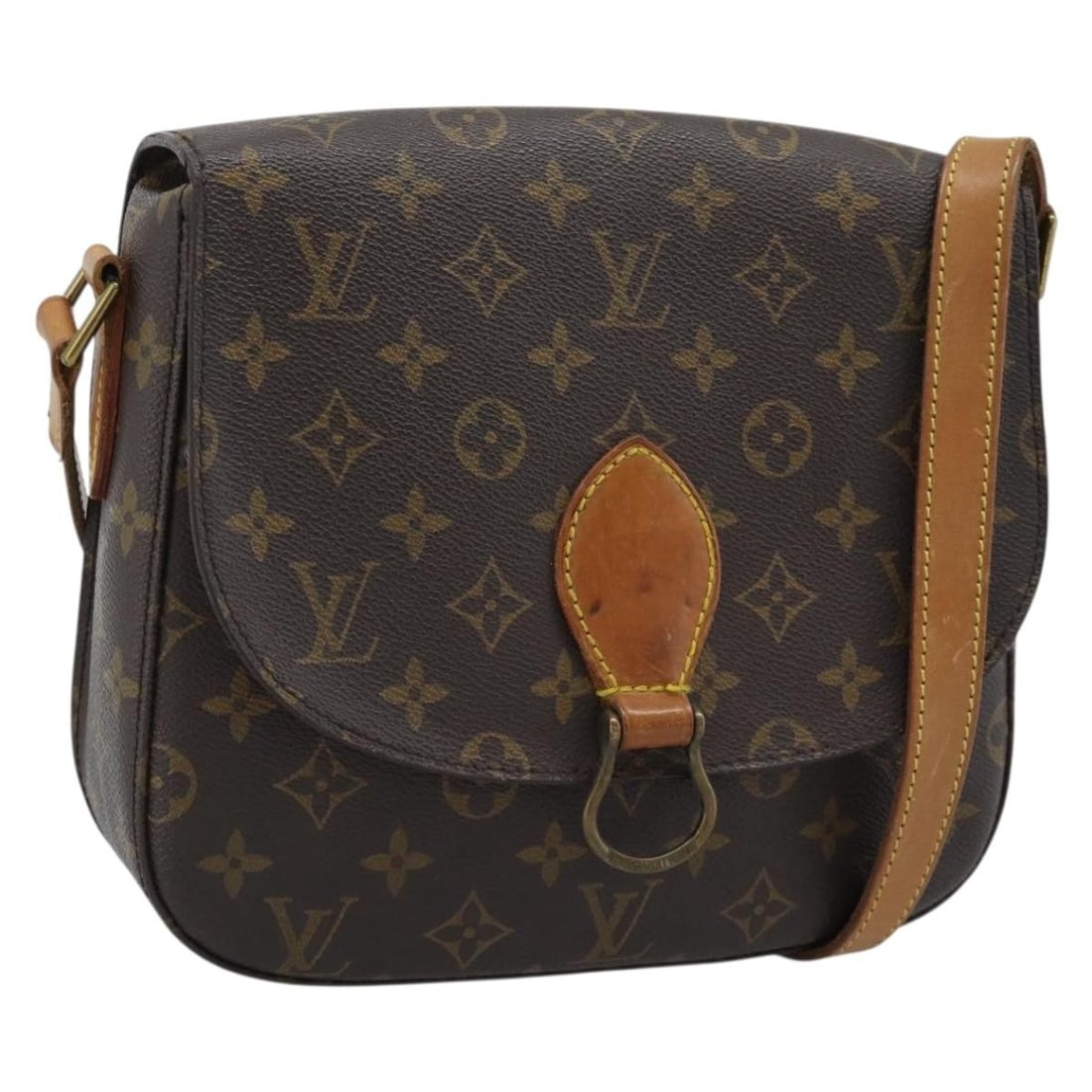 Louis Vuitton M51242 Saint Cloud GM Monogram Canvas Shoulder Bag: Louis Vuitton M51242 Saint Cloud GM Monogram Canvas Shoulder Bag Louis Vuitton Saint Cloud GM shoulder bag in Monogram Canvas, made in France. This women's bag features the Monogram exterior and a sho