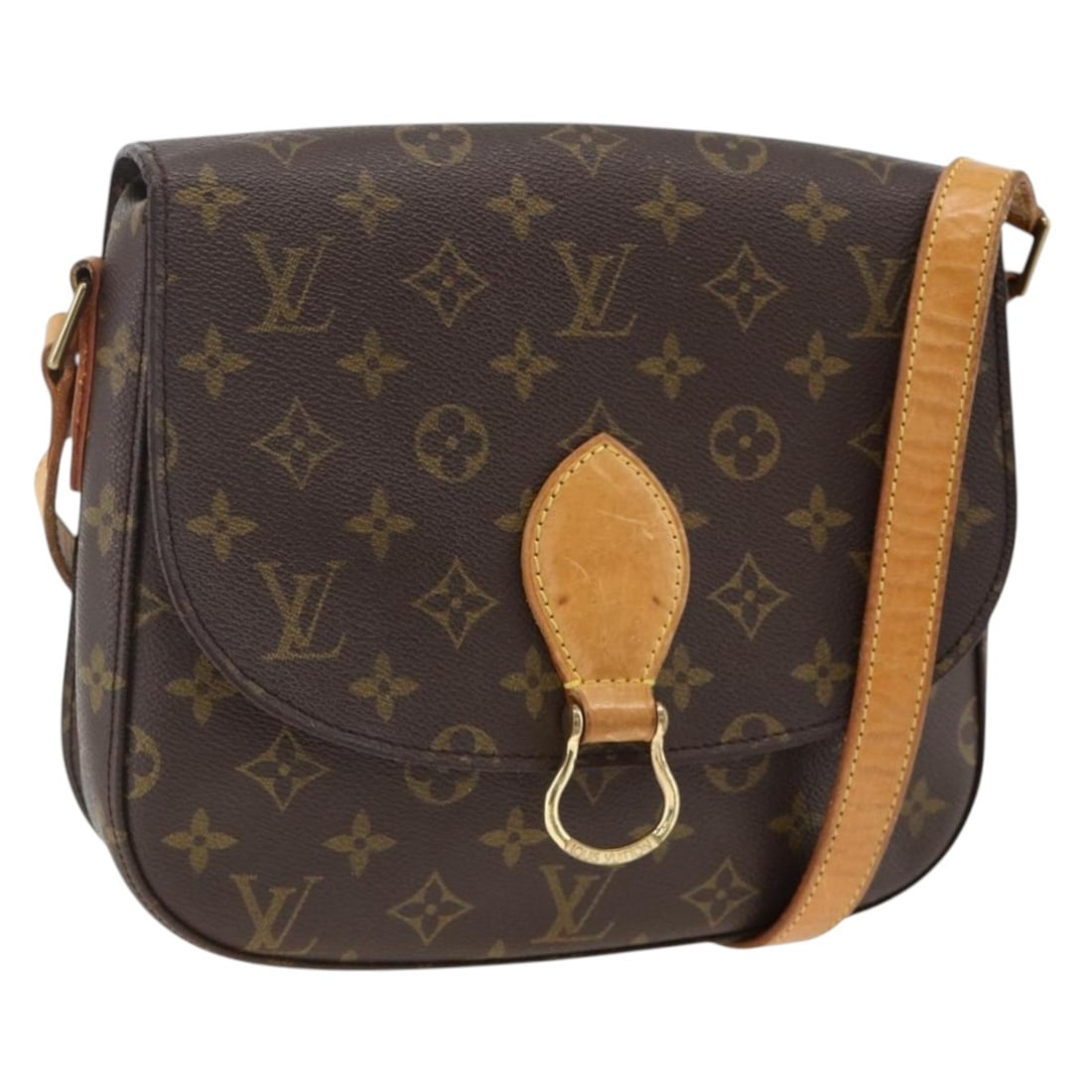 Louis Vuitton Saint Cloud GM Monogram Canvas Shoulder Bag M51242: Louis Vuitton Saint Cloud GM Monogram Canvas Shoulder Bag M51242 Louis Vuitton Saint Cloud GM shoulder bag in Monogram Canvas, made in France. This women's bag features the classic Monogram colorway a