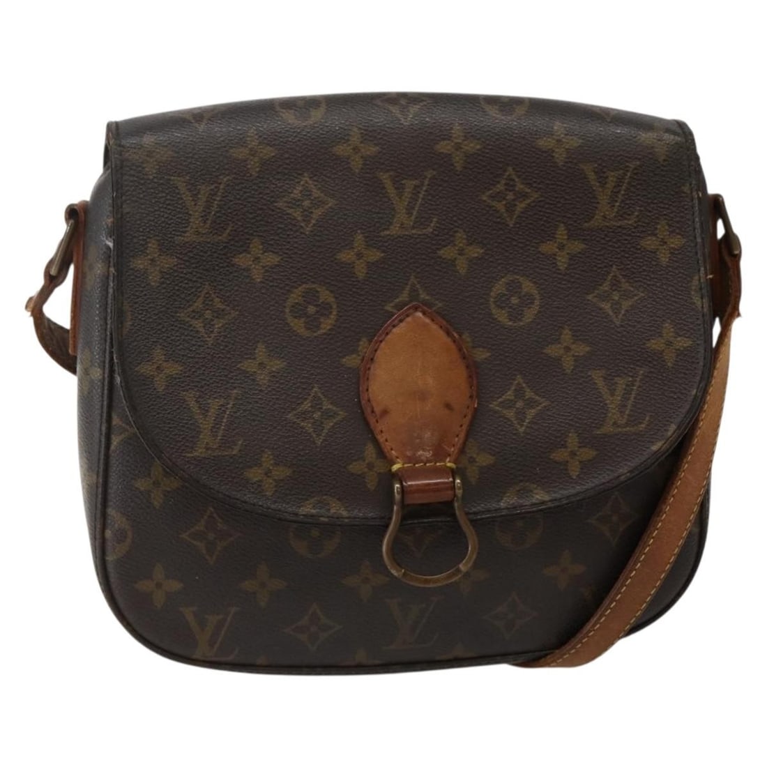 Louis Vuitton M51242 Saint Cloud GM Monogram Canvas Shoulder Bag: Louis Vuitton M51242 Saint Cloud GM Monogram Canvas Shoulder Bag Louis Vuitton Saint Cloud GM shoulder bag in Monogram Canvas, made in France. This women's shoulder bag features the Monogram exterior 