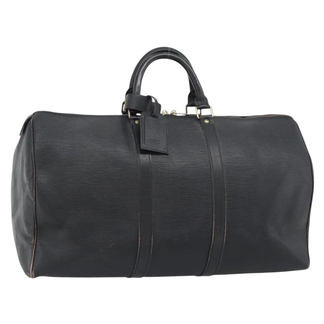 Louis Vuitton M42962 Keepall 50 Epi Leather Boston Bag Black (1 of 18)