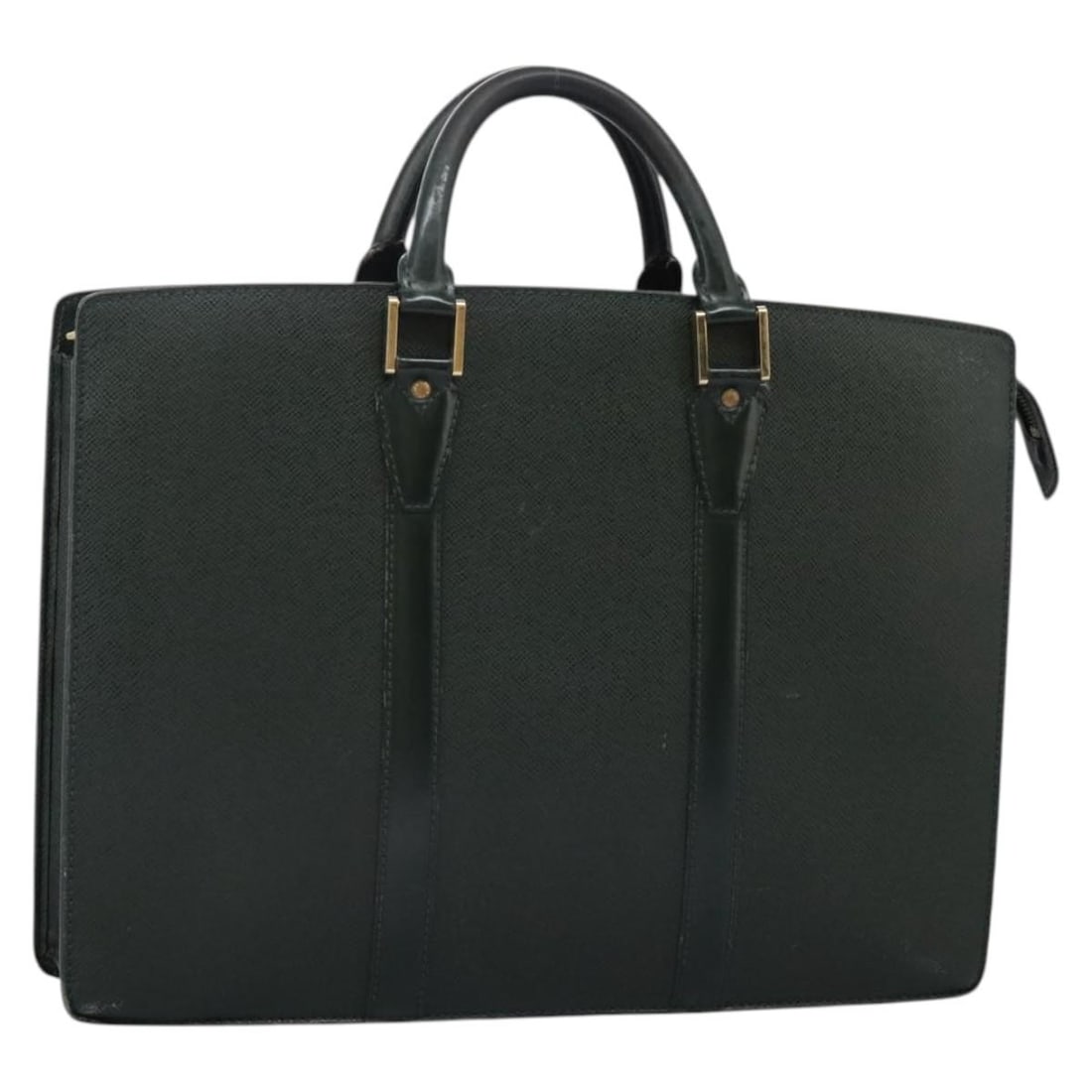Louis Vuitton M30054 Taiga Leather Briefcase Epicea Porte Documents Rozan: Louis Vuitton M30054 Taiga Leather Briefcase Epicea Porte Documents Rozan Louis Vuitton Taiga Porte Documents Rozan business bag in Epicea, made in France from Taiga leather. This women's bag measures