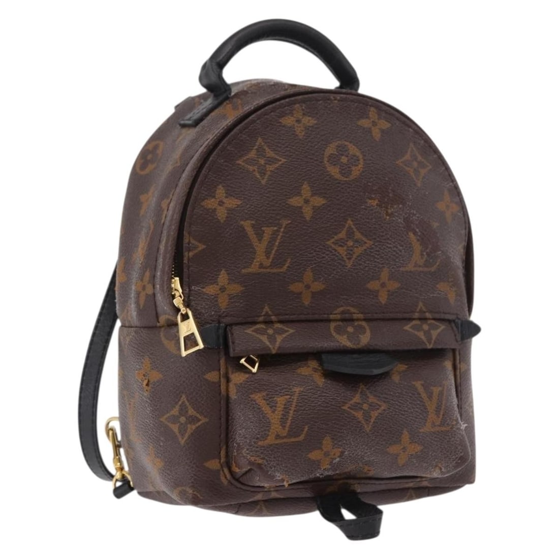 Louis Vuitton M44873 Palm Springs Mini Monogram Canvas Backpack: Louis Vuitton M44873 Palm Springs Mini Monogram Canvas Backpack Louis Vuitton Palm Springs MINI backpack in Monogram Canvas, style M44873, made in Spain. This pre-owned backpack features the Monogram 