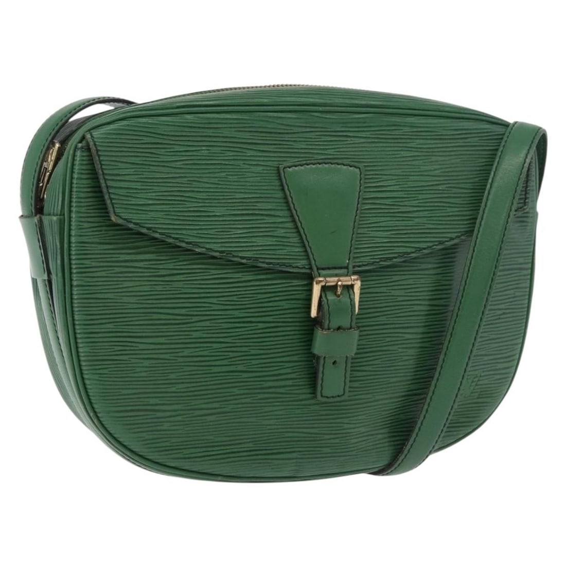 Louis Vuitton Jeune Fille MM Epi Leather Green Shoulder Bag M52154 (1 of 18)