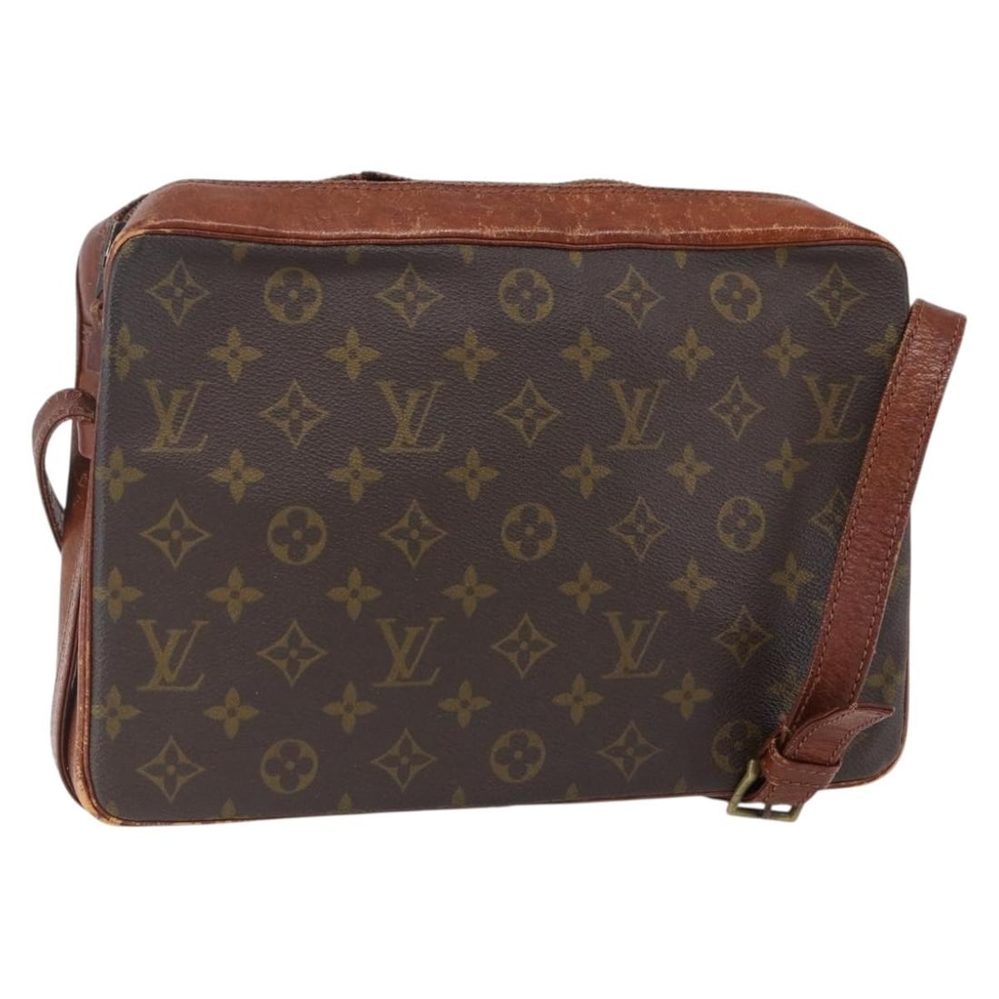 LOUIS VUITTON Monogram Sac Bandouliere M51364 Shoulder Bag Auth (1 of 18)