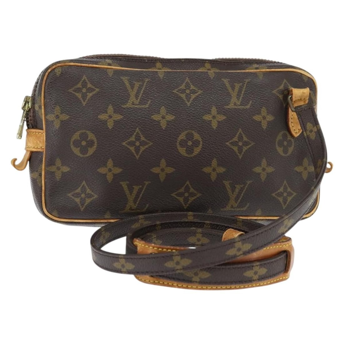 Louis Vuitton Marly Bandouliere Monogram Canvas Shoulder Bag M51828 France: Louis Vuitton Marly Bandouliere Monogram Canvas Shoulder Bag M51828 France This Louis Vuitton Marly Bandouliere shoulder bag features the iconic monogram canvas and is crafted in France. The bag is he