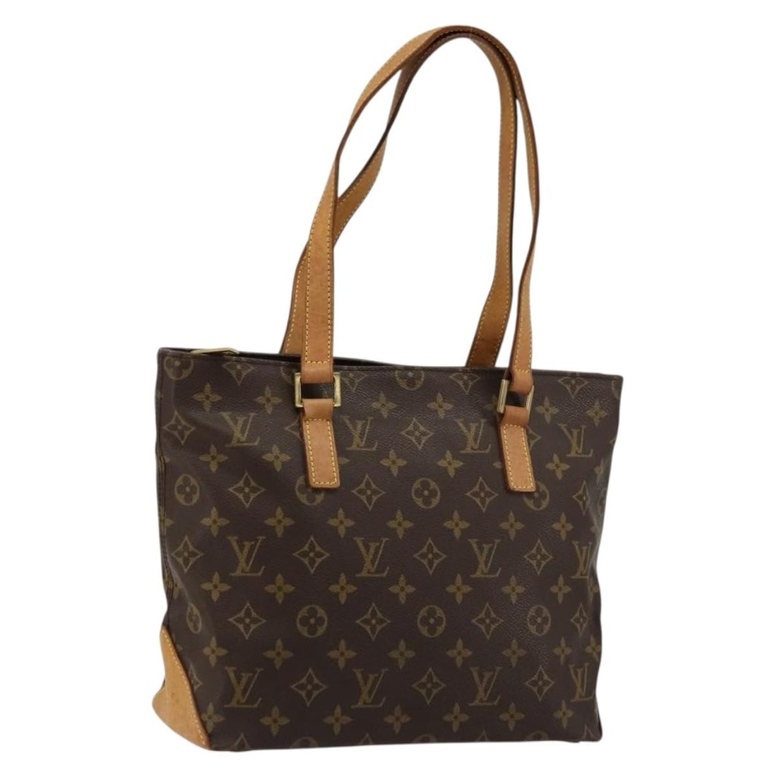 Louis Vuitton M51148 Cabas Piano Monogram Canvas Womens Tote: Louis Vuitton M51148 Cabas Piano Monogram Canvas Womens Tote Louis Vuitton Cabas Piano tote bag in Monogram canvas, made in France. This women's tote is offered as the bag only; item box and dust bag 