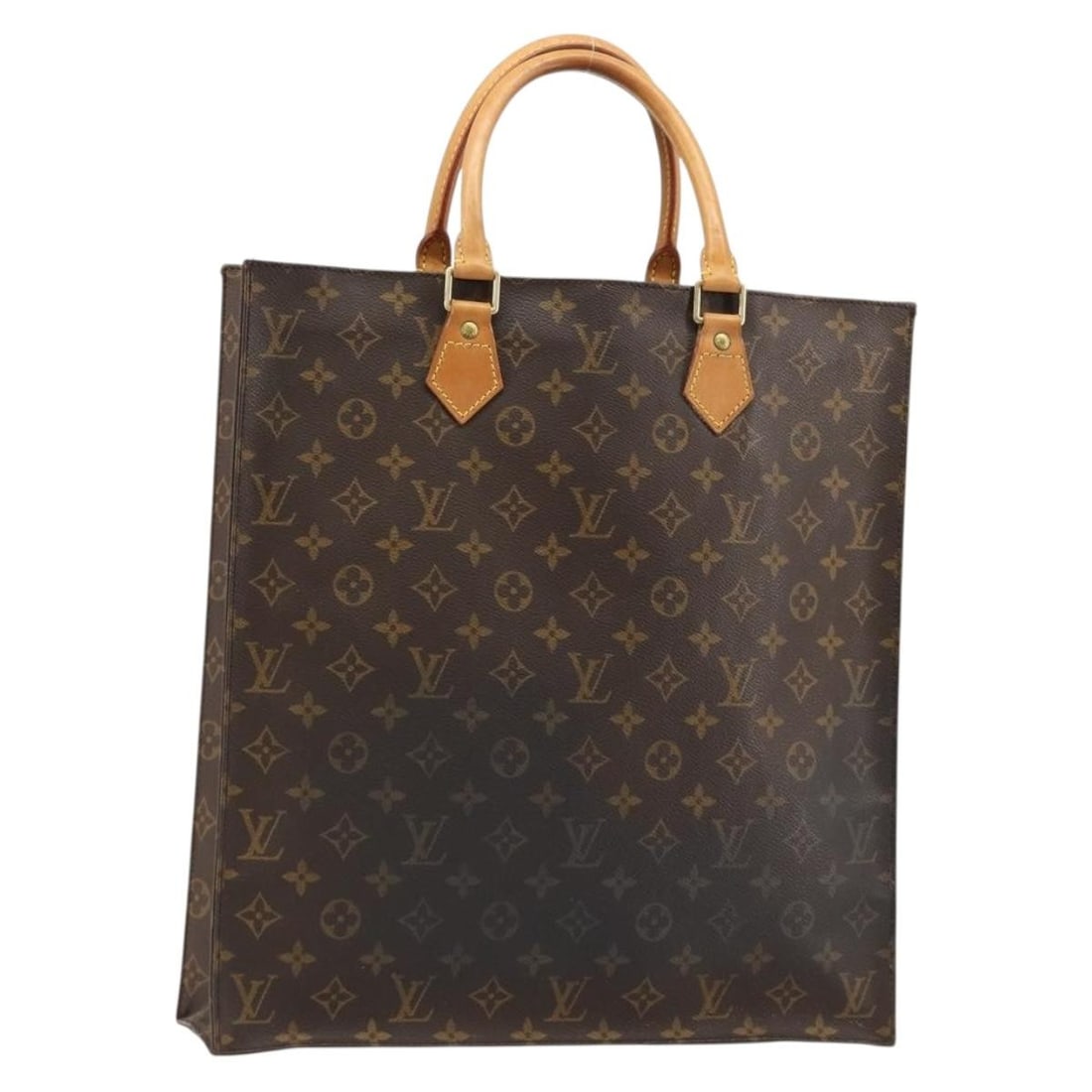 Louis Vuitton M51140 Sac Plat Monogram Canvas Tote Bag: Louis Vuitton M51140 Sac Plat Monogram Canvas Tote Bag Louis Vuitton Monogram Sac Plat hand bag in Monogram Canvas, made in France. This women's handbag is identified by product number M51140 and come