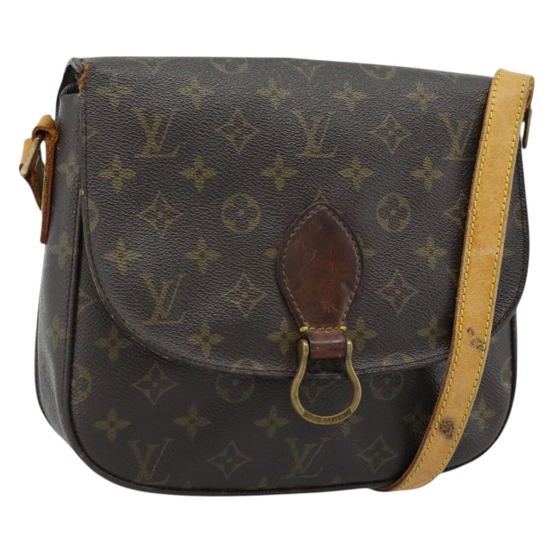Louis Vuitton M51242 Saint Cloud GM Monogram Canvas Shoulder Bag: Louis Vuitton M51242 Saint Cloud GM Monogram Canvas Shoulder Bag Louis Vuitton Saint Cloud GM shoulder bag in Monogram Canvas, made in France. This women's bag features the Monogram colorway and measu