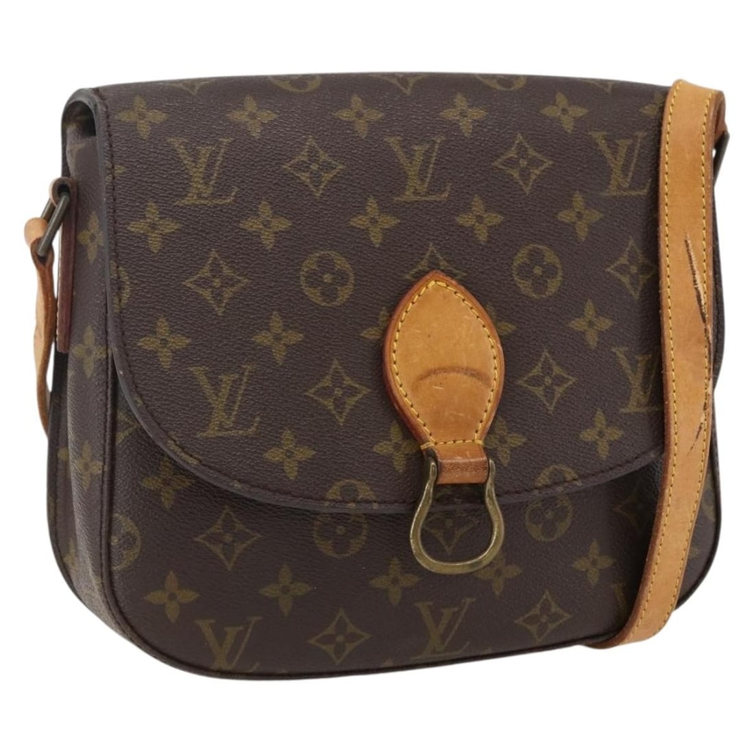 Monogram Canvas Saint Cloud GM Shoulder Bag by Louis Vuitton M51242: Monogram Canvas Saint Cloud GM Shoulder Bag by Louis Vuitton M51242 This is a Louis Vuitton Monogram Saint Cloud GM Shoulder Bag, model M51242. Crafted from signature monogram canvas, the bag features