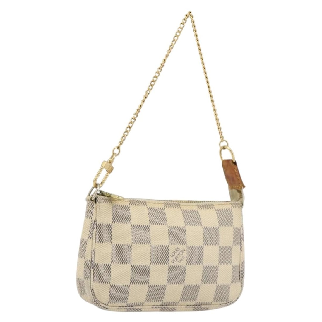 Louis Vuitton N63005 Mini Pochette Accessoires in Damier Azur Canvas (1 of 18)