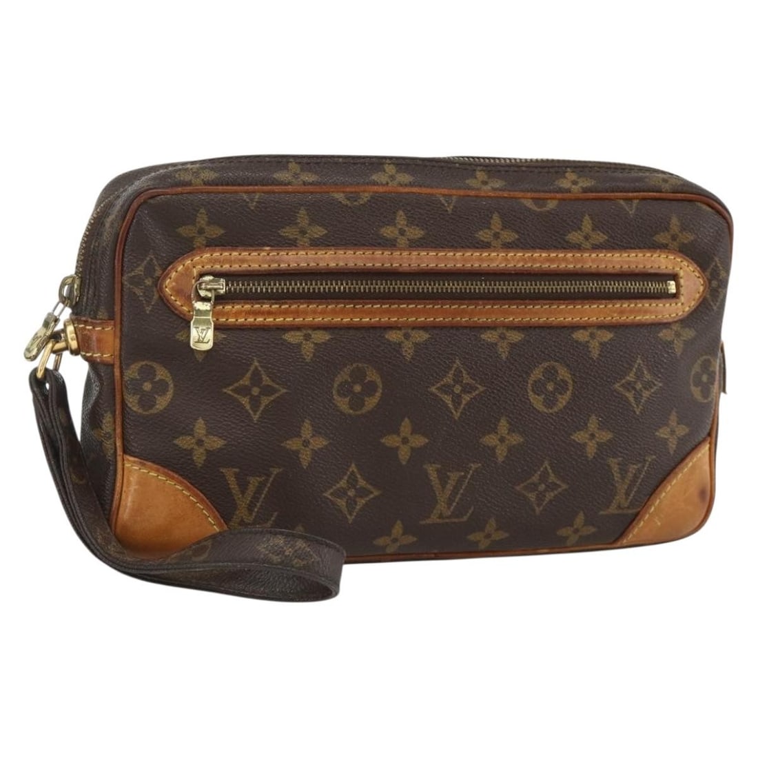Louis Vuitton Marly Dragonne GM Monogram Canvas Women's Clutch Bag M51825: Louis Vuitton Marly Dragonne GM Monogram Canvas Women's Clutch Bag M51825 This Louis Vuitton Monogram Marly Dragonne GM Clutch Bag features the brand's signature monogram canvas exterior. Designed for