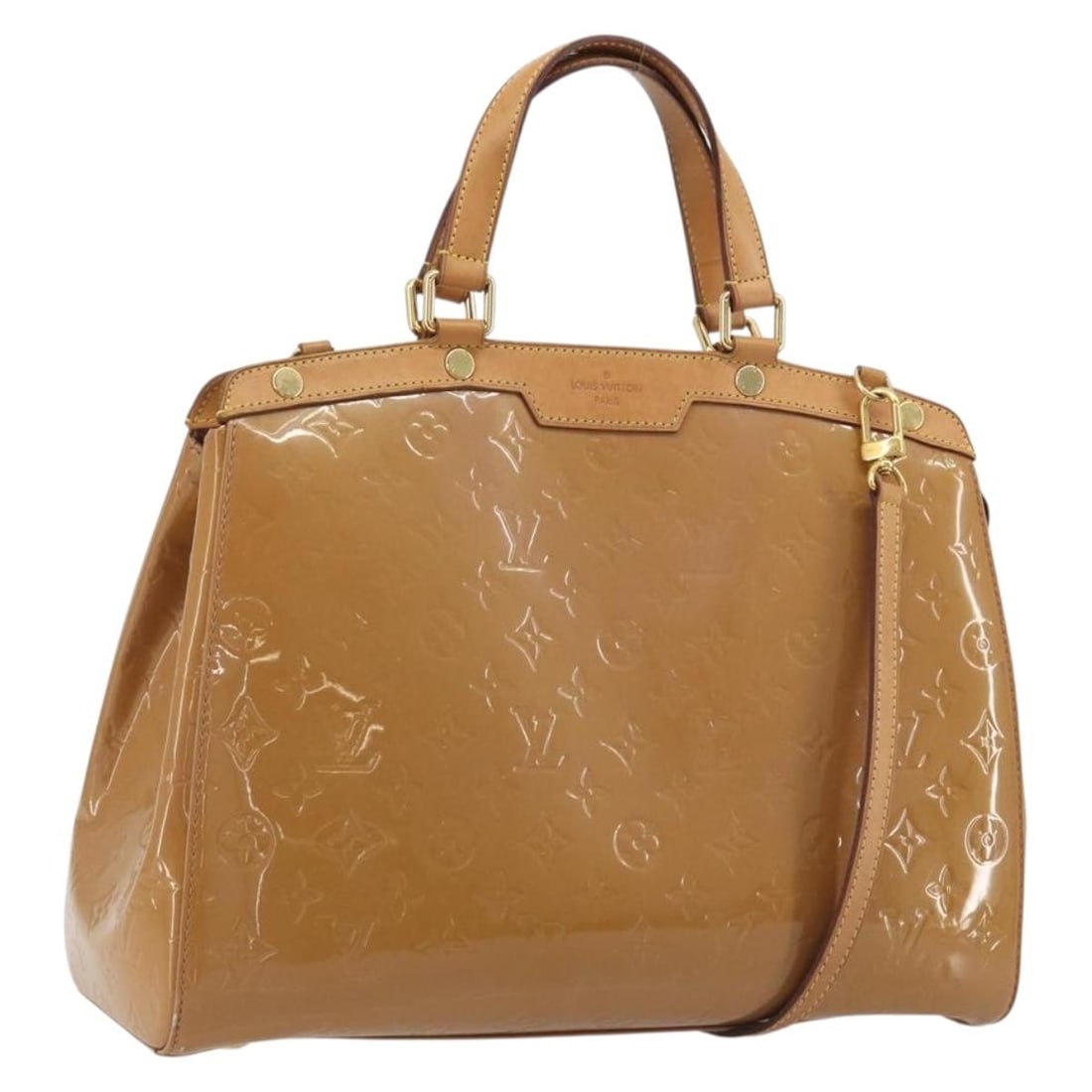 Louis Vuitton Blair MM 2way Hand Bag Monogram Vernis Rose Velours M91588 (1 of 18)