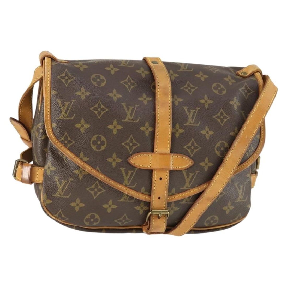 Louis Vuitton Saumur 30 Monogram Canvas Shoulder Bag M42256 France: Louis Vuitton Saumur 30 Monogram Canvas Shoulder Bag M42256 France The Louis Vuitton Monogram Saumur 30 is a women's shoulder bag crafted from signature monogram canvas. This model features adjustable
