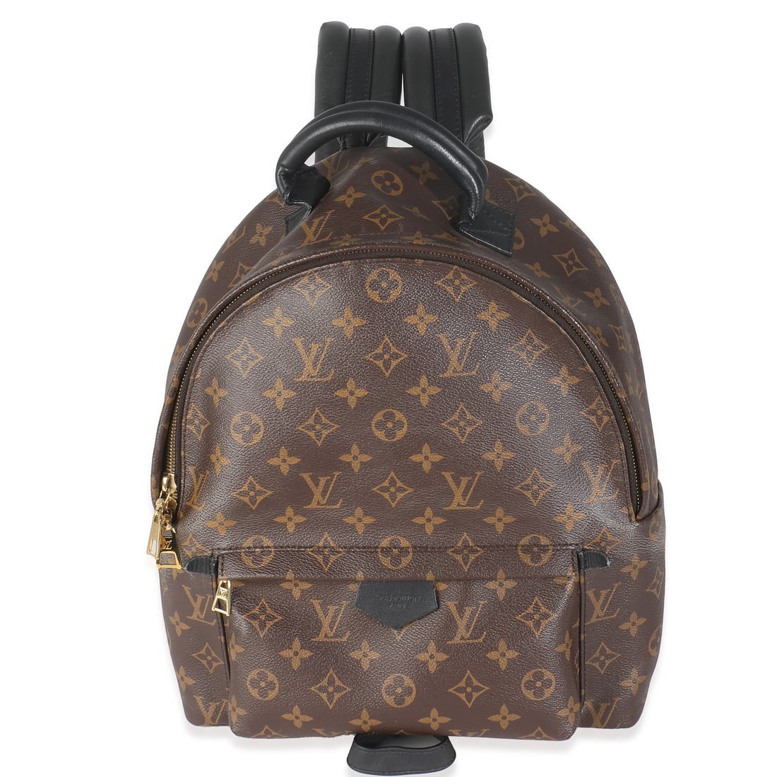 Louis Vuitton Palm Springs MM Monogram Canvas Backpack: Louis Vuitton Palm Springs MM Monogram Canvas Backpack Louis Vuitton Palm Springs MM backpack in brown monogram canvas with a zip-around closure and fabric lining. This pre-owned unisex bag features g