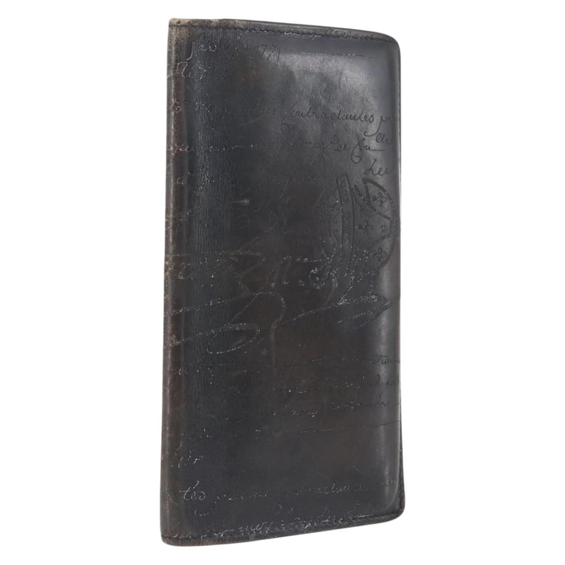 Berluti Leather Long Wallet in Dark Brown Made in Italy (1 of 18)