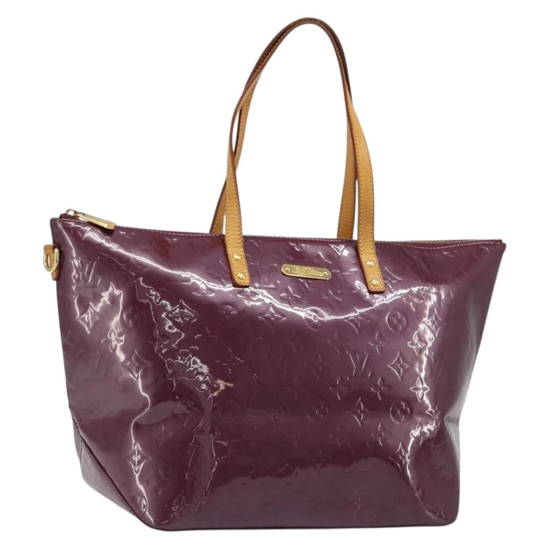Louis Vuitton Bellevue GM Violet Vernis Patent Leather Tote M93588: Louis Vuitton Bellevue GM Violet Vernis Patent Leather Tote M93588 Louis Vuitton Bellevue GM tote bag in Violet Monogram Vernis patent leather, made in France. This women's tote features a spacious si