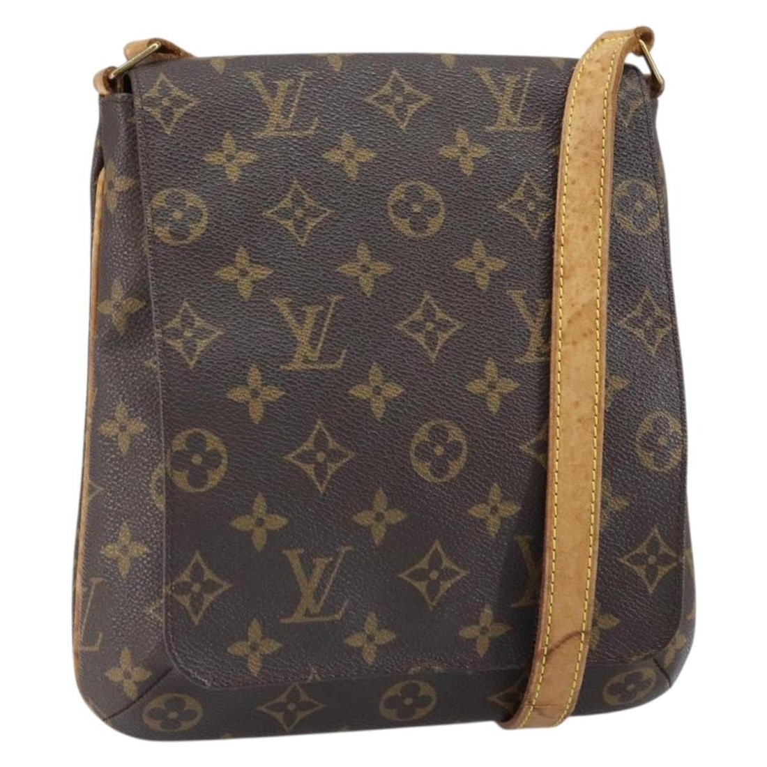 Louis Vuitton Musette Salsa Monogram Canvas Shoulder Bag M51258: Louis Vuitton Musette Salsa Monogram Canvas Shoulder Bag M51258 Louis Vuitton Monogram Musette Salsa short shoulder bag in Monogram Canvas, made in Spain. It features a shoulder bag style with approxi