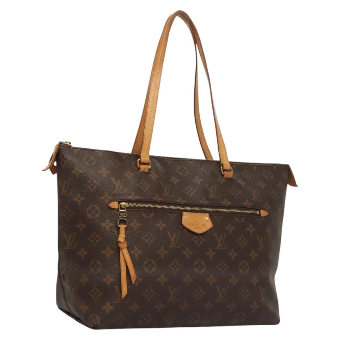 Louis Vuitton Jena MM Monogram Canvas Tote Bag M42267 France: Louis Vuitton Jena MM Monogram Canvas Tote Bag M42267 France This is a Louis Vuitton Jena MM tote bag crafted from signature Monogram canvas. Designed for women, it features a spacious interior and cl