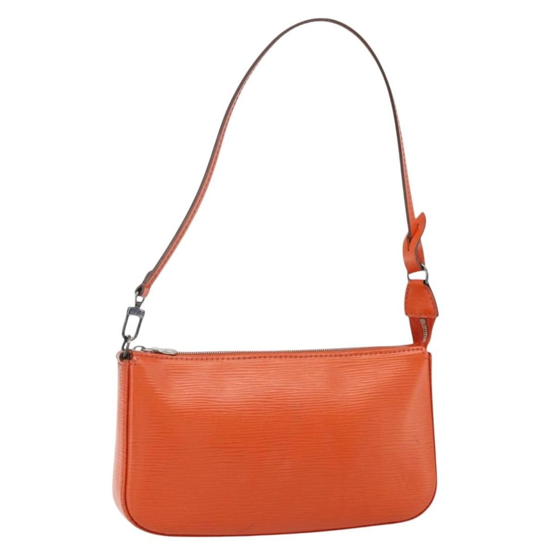 Louis Vuitton Pochette Accessoires NM Epi Leather Pimon Accessory Pouch: Louis Vuitton Pochette Accessoires NM Epi Leather Pimon Accessory Pouch Louis Vuitton Epi Pochette Accessoires NM pouch in orange/pimon Epi leather. This accessory pouch is made in France and measures