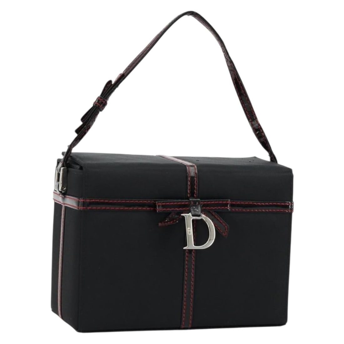Christian Dior black nylon vanity pouch with box (1 of 18)