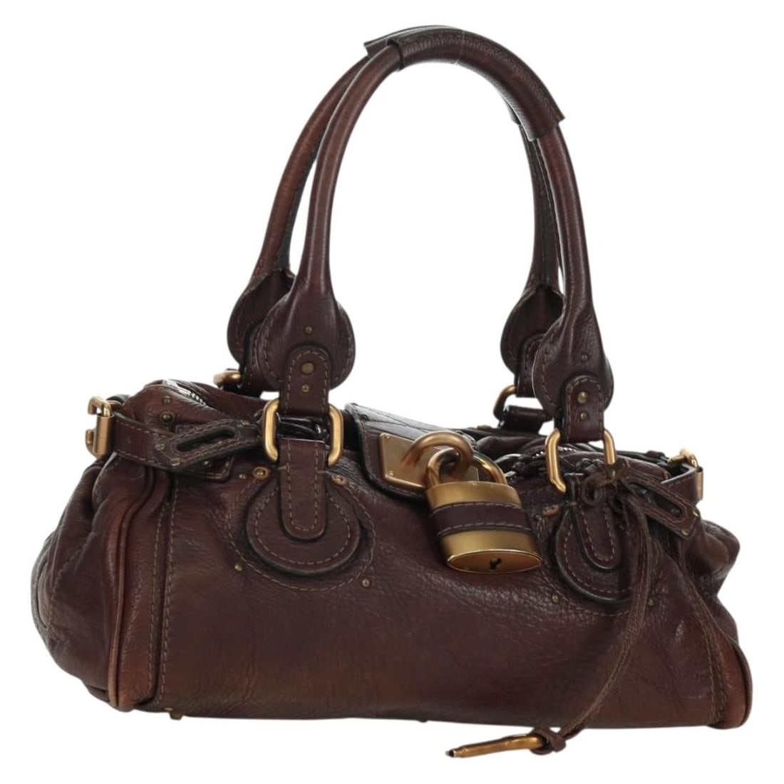 Chloe Paddington Brown Leather Handbag with Dust Bag Italy (1 of 18)