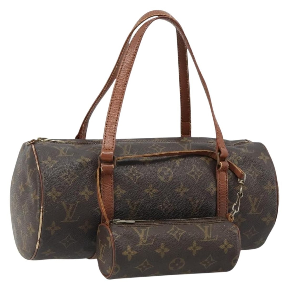 Louis Vuitton M51385 Papillon 30 Monogram Canvas Handbag with Pouch (1 of 18)
