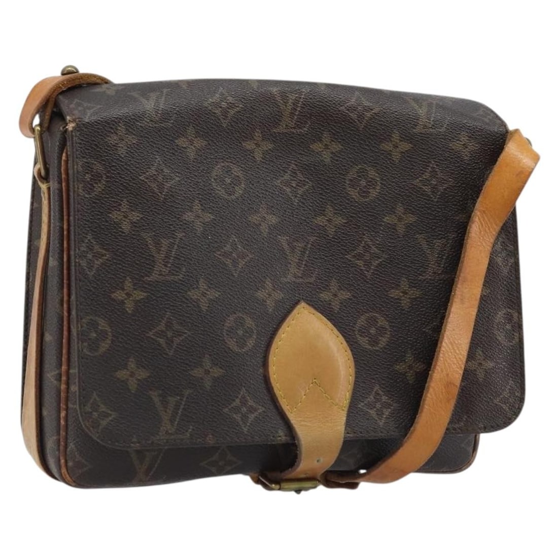 Louis Vuitton M51252 Cartouchiere GM Monogram Canvas Shoulder Bag: Louis Vuitton M51252 Cartouchiere GM Monogram Canvas Shoulder Bag Louis Vuitton Monogram Cartouchiere GM shoulder bag in Monogram Canvas, made in France. The bag features a flap design and comes in th