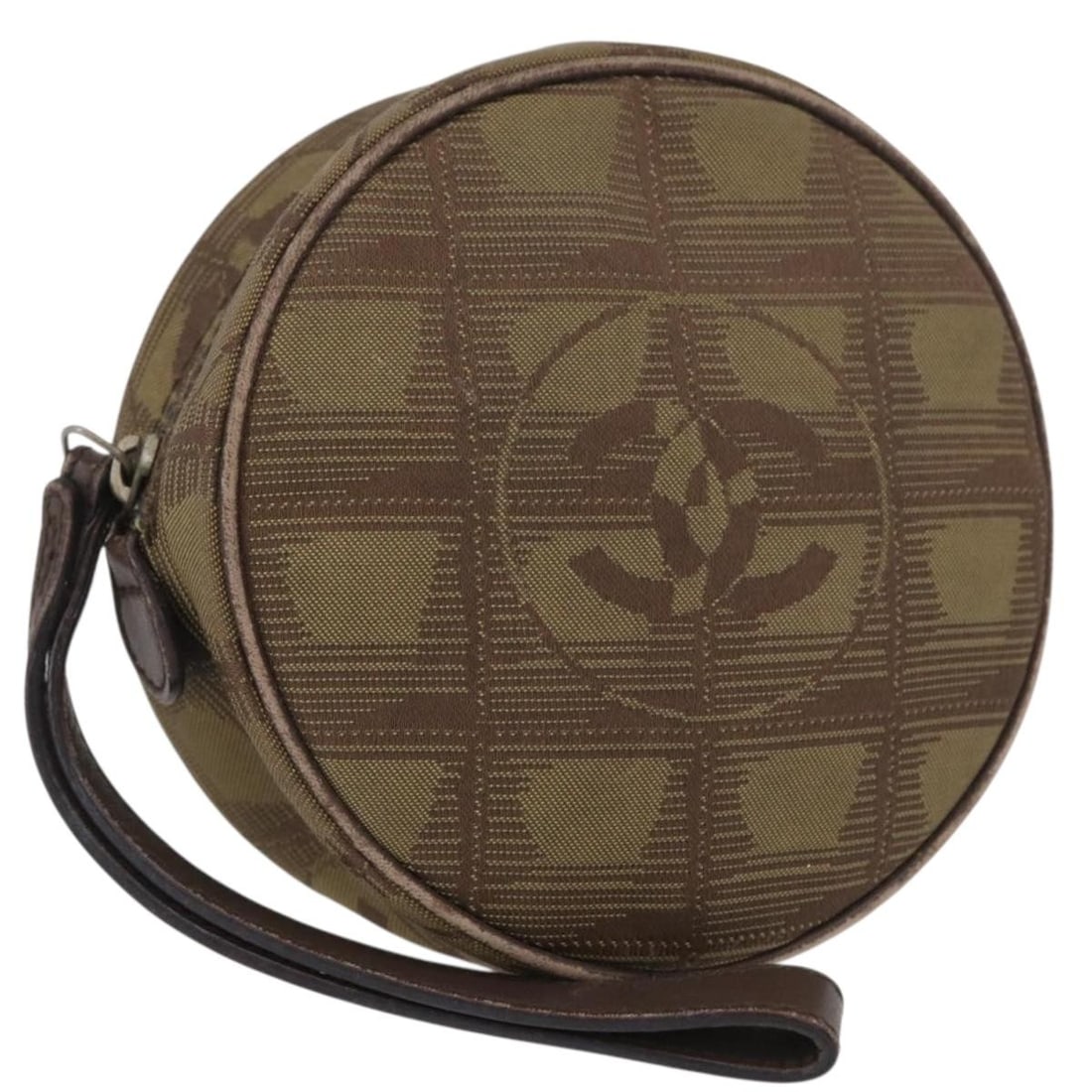 CHANEL CC Beige Nylon Travel Line Pouch (1 of 18)