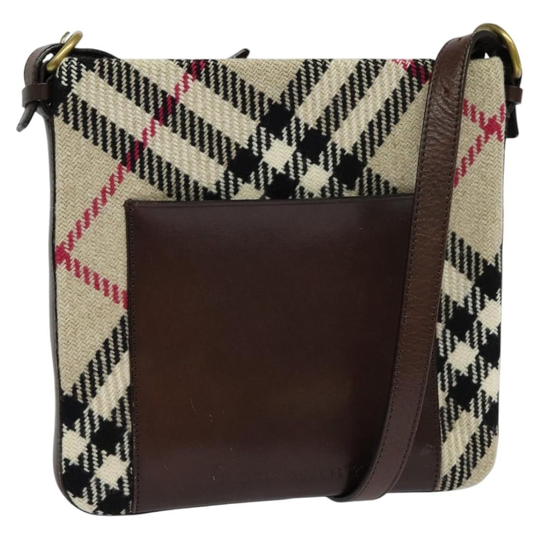 Beige Canvas Burberry Nova Check Women's Shoulder Bag: Beige Canvas Burberry Nova Check Women's Shoulder Bag This Burberry Nova Check shoulder bag features a beige canvas exterior with the brand's signature check pattern. Designed for women, it offers a p