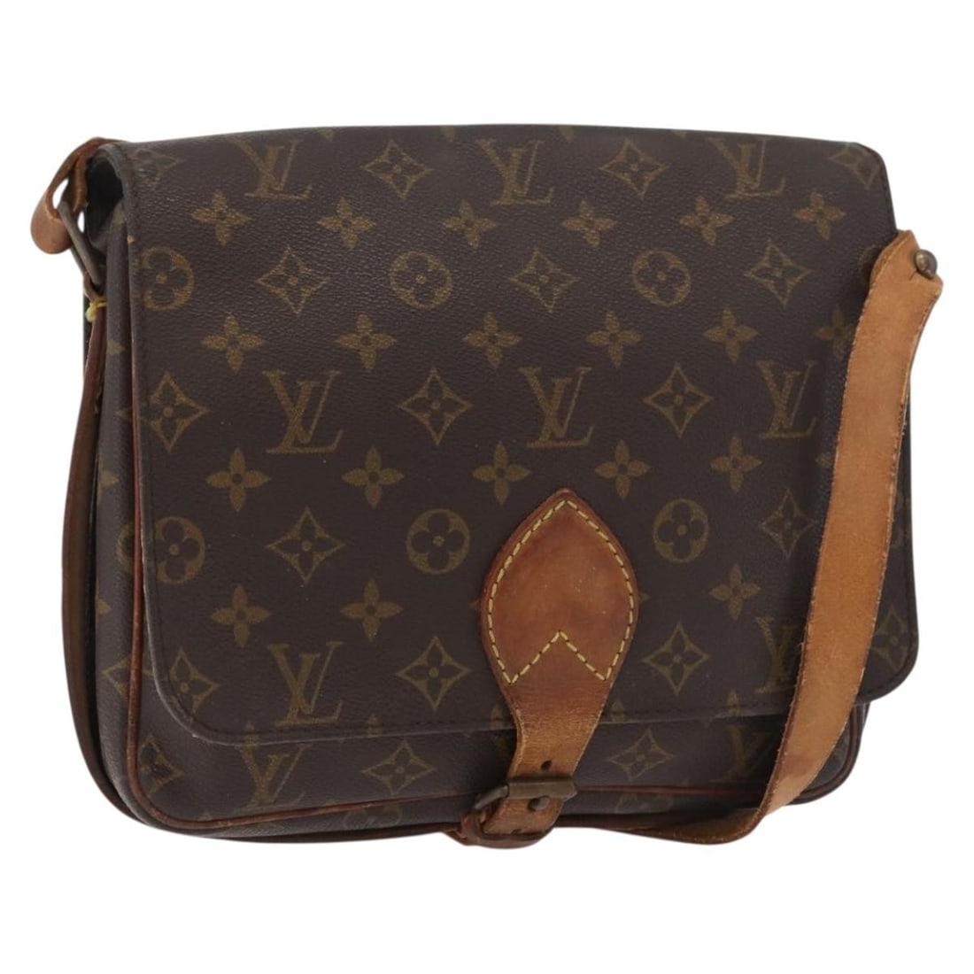 Louis Vuitton M51252 Cartouchiere GM Monogram Canvas Shoulder Bag (1 of 18)