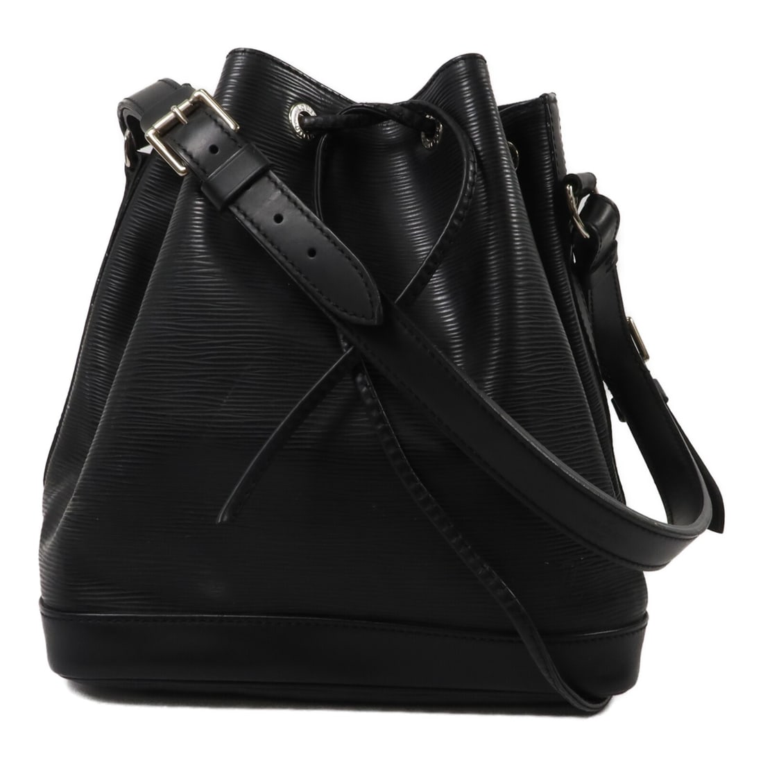 Louis Vuitton Petit Noe M59212 Black Epi Leather Shoulder Bag: Louis Vuitton Petit Noe M59212 Black Epi Leather Shoulder Bag Louis Vuitton Petit Noe shoulder bag, model M59212, in black Epi leather with calfskin trim. It features gold-tone hardware and comes with