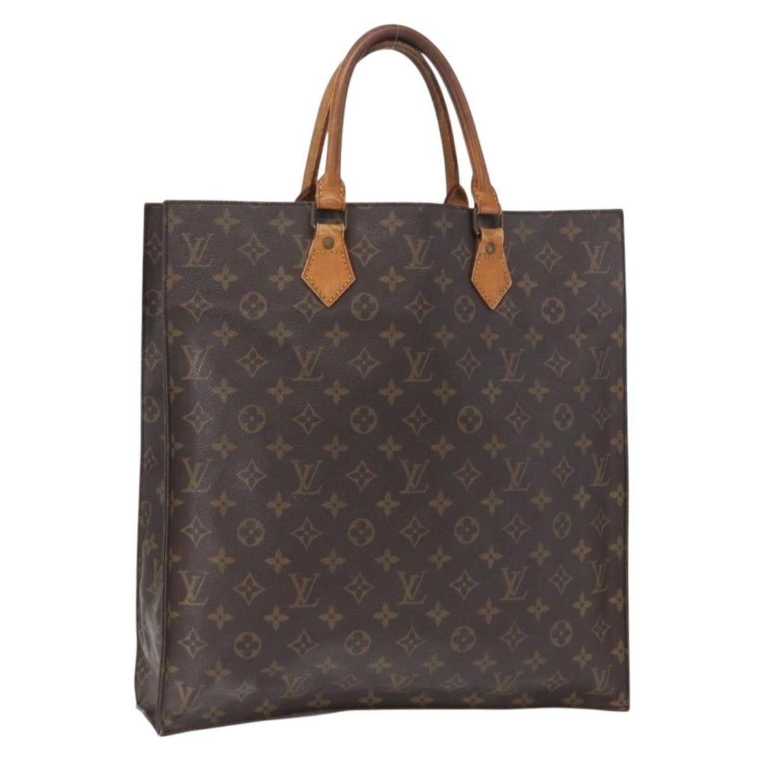 Louis Vuitton M51140 Sac Plat Monogram Canvas Tote Bag: Louis Vuitton M51140 Sac Plat Monogram Canvas Tote Bag Louis Vuitton Sac Plat hand bag in Monogram Canvas, made in France. This women's handbag features the classic Monogram color and is identified as