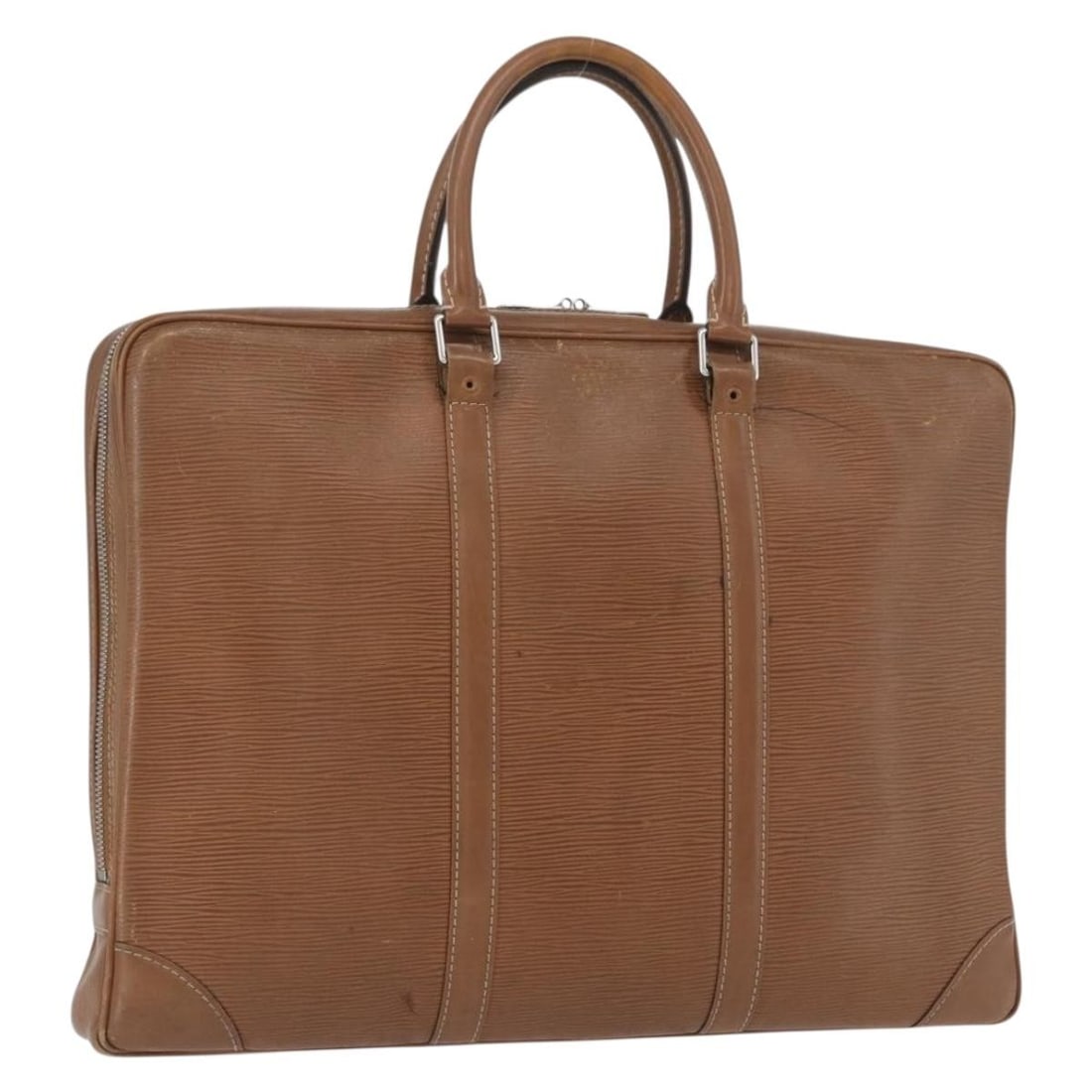 Louis Vuitton Epi Leather Brown Business Bag M54478: Louis Vuitton Epi Leather Brown Business Bag M54478 This Louis Vuitton Epi Porte Documents Voyage business bag is crafted from durable brown Epi leather and designed for professional use. The bag feat