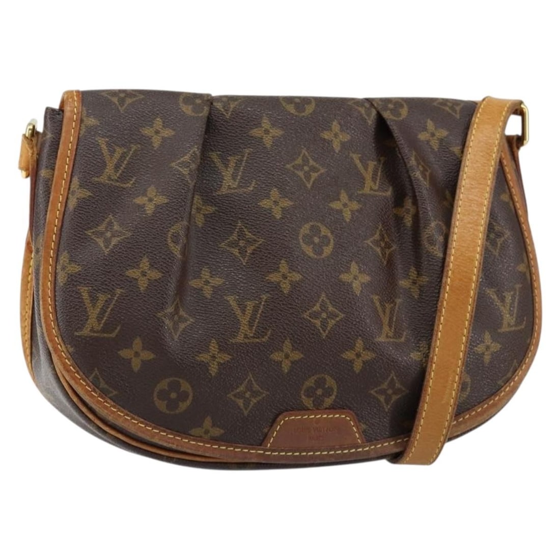 Louis Vuitton M40474 Menilmontant PM Monogram Canvas Shoulder Bag: Louis Vuitton M40474 Menilmontant PM Monogram Canvas Shoulder Bag Louis Vuitton Menilmontant PM shoulder bag in Monogram canvas, model M40474, made in France. This women's bag includes an adjustable s