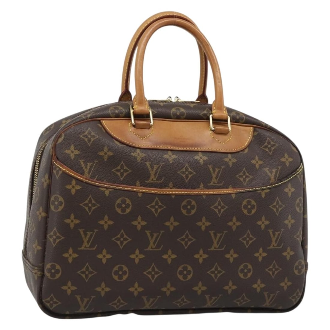 Louis Vuitton M47270 Deauville Monogram Canvas Handbag: Louis Vuitton M47270 Deauville Monogram Canvas Handbag Louis Vuitton Deauville handbag in Monogram canvas, made in France. It features the classic Monogram color and comes in the stated handbag style.