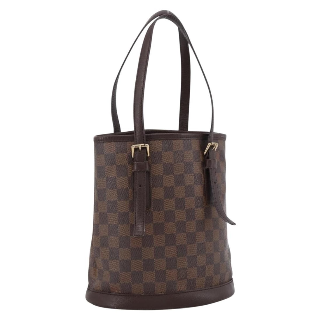 Louis Vuitton N42240 Marais Shoulder Bag Damier Ebene Canvas: Louis Vuitton N42240 Marais Shoulder Bag Damier Ebene Canvas Louis Vuitton Marais shoulder bag in Damier Ebene canvas, made in France. This women's bag features a shoulder strap with an approximate dr