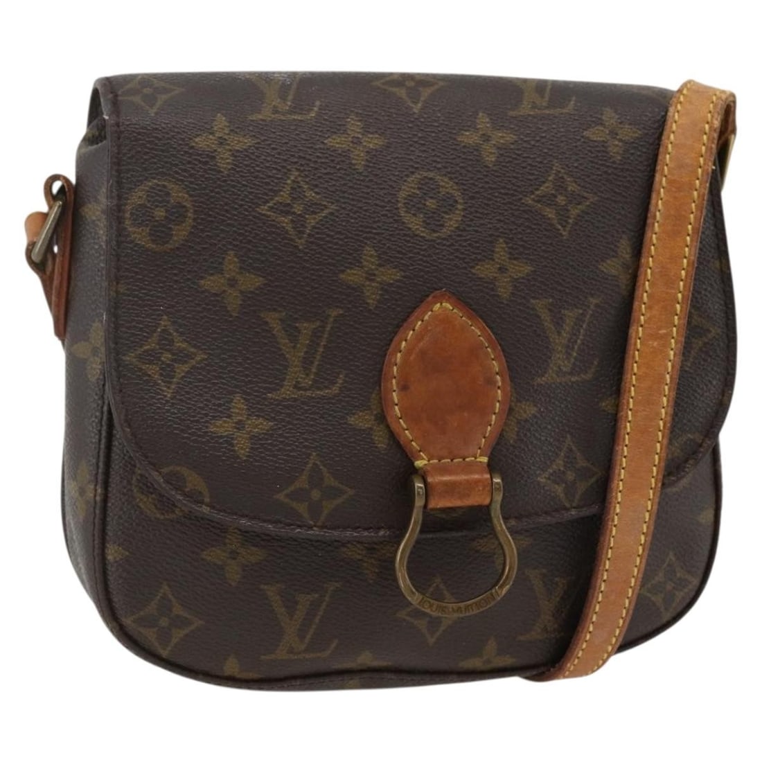 Louis Vuitton Saint Cloud MM Monogram Canvas Shoulder Bag M51243: Louis Vuitton Saint Cloud MM Monogram Canvas Shoulder Bag M51243 Louis Vuitton Saint Cloud MM shoulder bag in Monogram Canvas, presented in Monogram color. This pre-owned bag was made in France and is