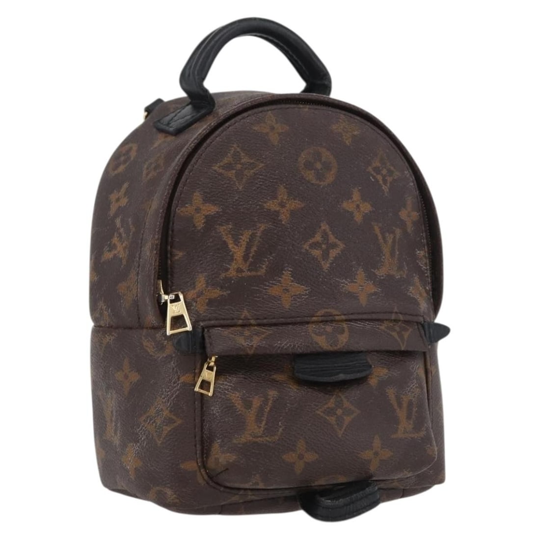 Louis Vuitton Palm Springs Mini Monogram Canvas Backpack M44873: Louis Vuitton Palm Springs Mini Monogram Canvas Backpack M44873 This Louis Vuitton Palm Springs Mini Backpack features the iconic monogram canvas and is designed for women. The bag is made in France a