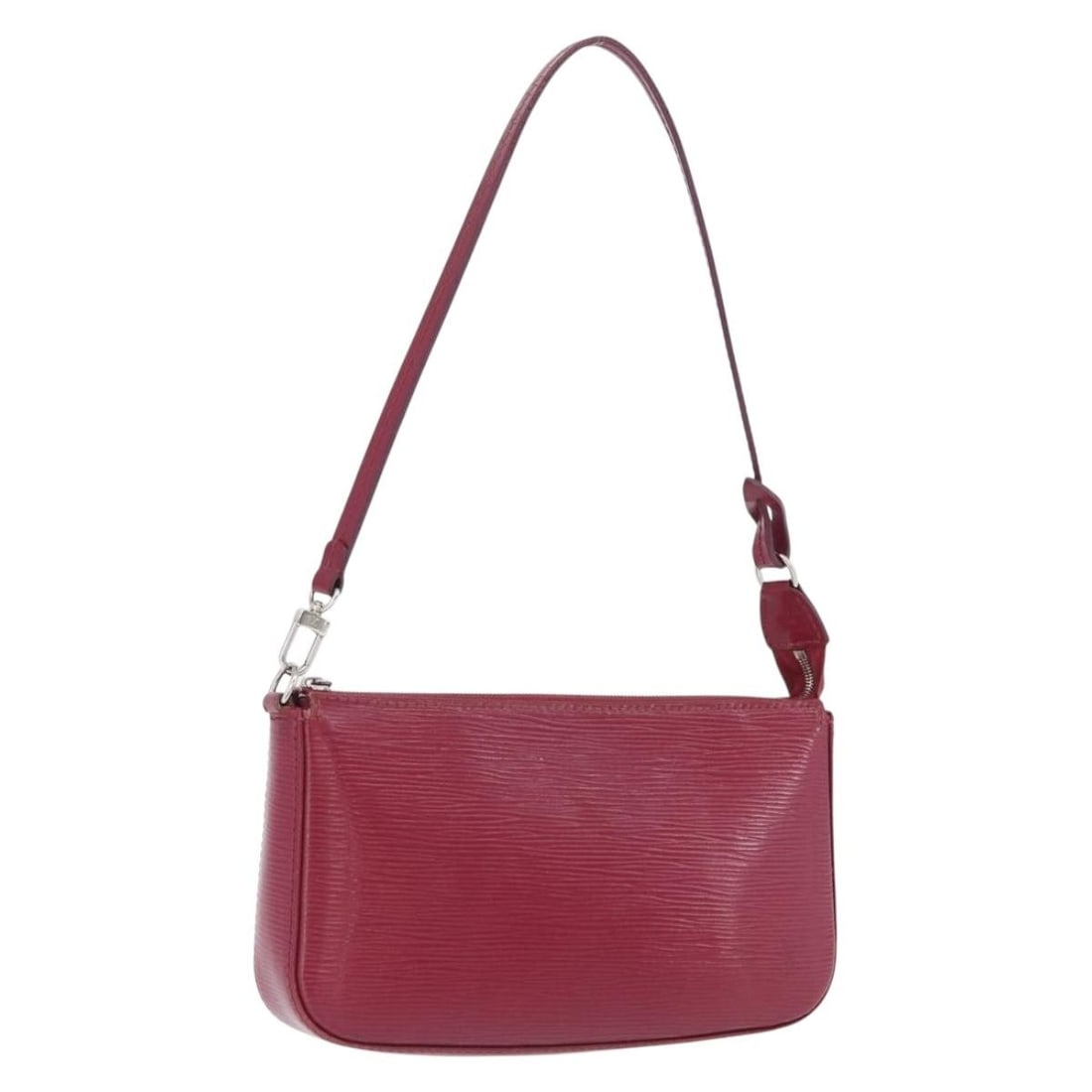 Louis Vuitton M40777 Epi Leather Accessory Pouch in Fuchsia: Louis Vuitton M40777 Epi Leather Accessory Pouch in Fuchsia Louis Vuitton Epi Pochette Accessoires pouch in fuchsia, crafted in Epi leather and made in France. This women's accessory pouch is offered 
