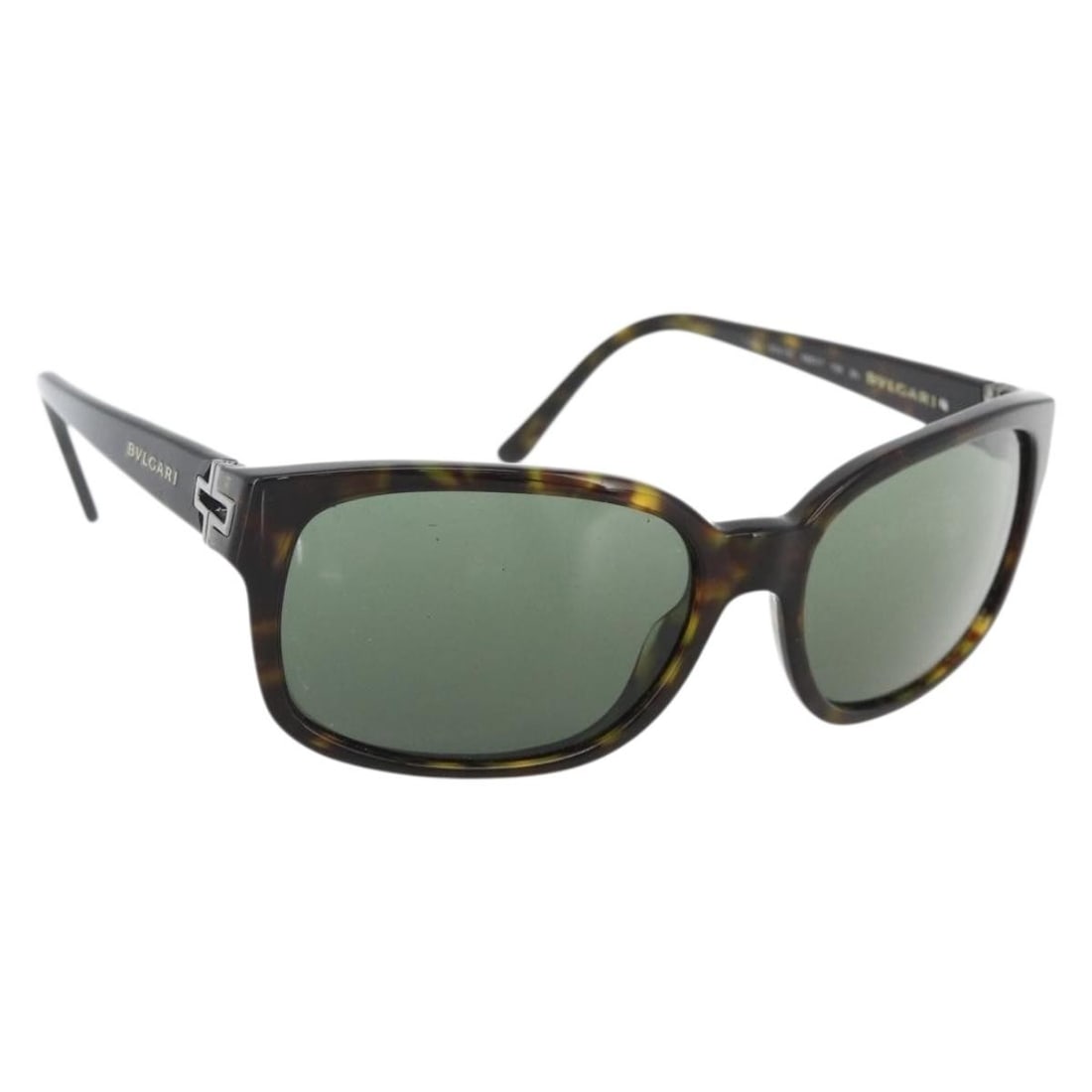 BVLGARI Women's Brown Plastic Tortoise Sunglasses with Case: BVLGARI Women's Brown Plastic Tortoise Sunglasses with Case These BVLGARI tortoise sunglasses for women feature a brown plastic frame with a classic design. Made in Italy, they come with a sunglass ca